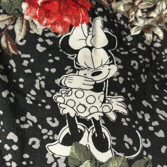 Torrid Disney Mickey Minnie Mouse Floral‎ Skater Carly Mini Dress Size 1X - Picture 3 of 6